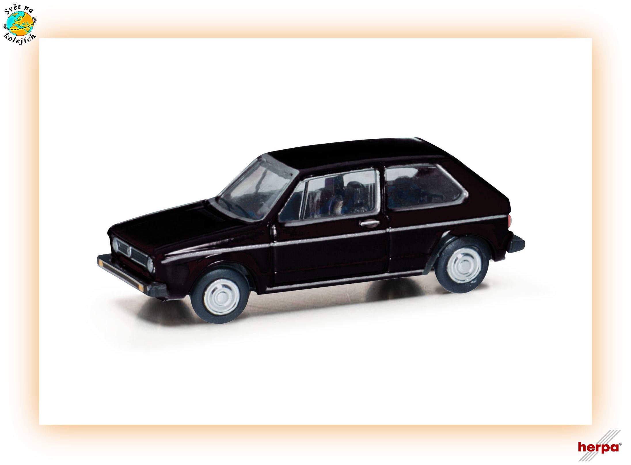 HERPA 066600-003 TT - VOLKSWAGEN GOLF I, ČERNÝ