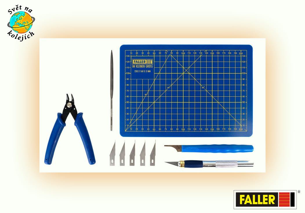 FALLER 170560 - STARTOVACÍ SADA NÁSTROJŮ PRO STAVBU MODELŮ